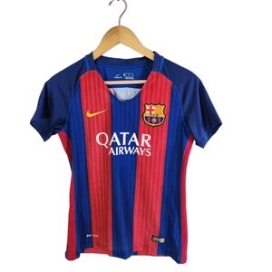 Nike Messi Soccer Jersey Women Nike Dri-Fit Size M Red-Blue Color  Qatar